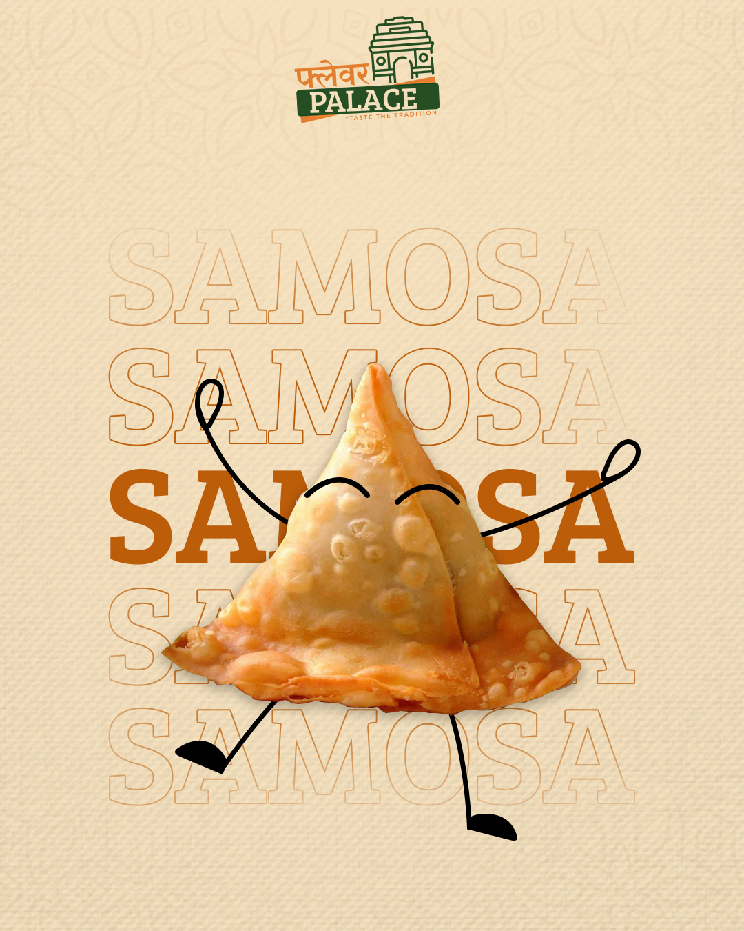 Samosa Food Branding